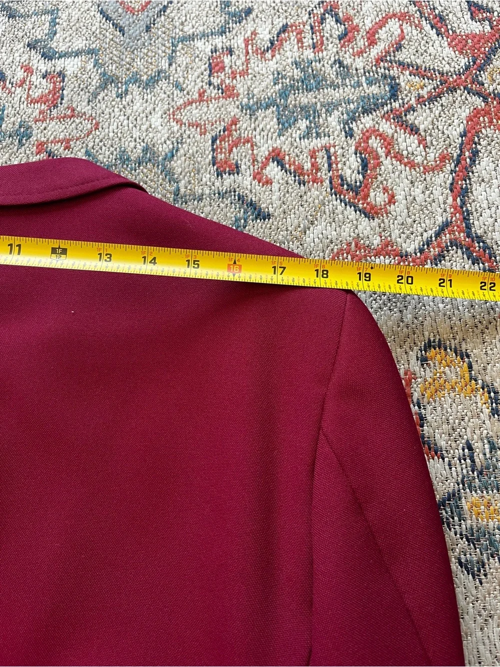 Kuppenheimer Men's Burgundy Sport Coat with Gold Buttons Size Photos*